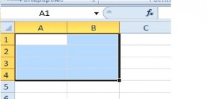 Teclas de desplazamiento por la hoja Excel, Celdas 300x143