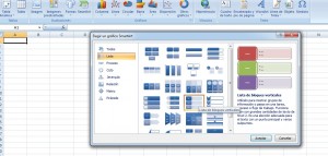 Ejemplo de SmarArt &ndash; Lista bloques verticales, Lista de bloques verticales 300x143