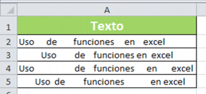 ¿Para qué sirve la función ESPACIOS en excel?, e2 300x138 ¿Para qué sirve la función ESPACIOS en excel?, e2 300x138
