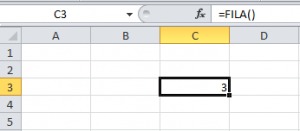 La función Fila de Excel, la funcion fila en excel 02 300x131 1