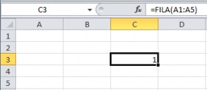 La función Fila de Excel, la funcion fila en excel 04 300x131 1