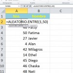 Función ALEATORIO.ENTRE en Excel, exc2 150x150