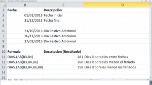 La función DIAS.LAB en Excel, exceldafasd 300x169