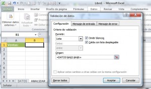 Lista desplegable de datos en Excel, e1 300x177