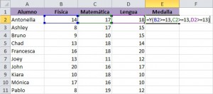 Función Lógica Y en Excel, 2.3 300x132