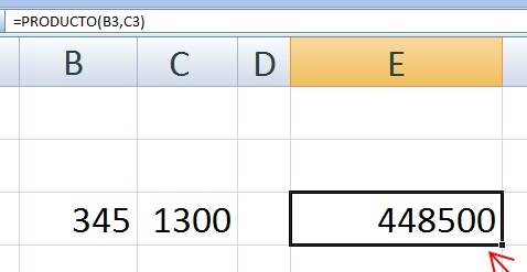 ¿Cómo escribir fórmulas en Excel?, Insertar Funci%c3%b3n4