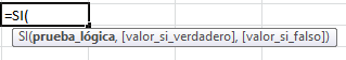 ¿Cuáles son las funciones lógicas en Excel?, SI