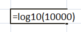 Función LOG10 en Excel, log10 ejemplo7 Función LOG10 en Excel, log10 ejemplo7