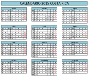 Calendario 2015 Excel, Calendario 2015 Costa Rica Paul Chavez 300x260 1