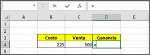 ¿Cómo calcular porcentajes de un total o diferencia de dos números en Excel?, 1 4 300x111