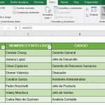¿Cómo crear, insertar y administrar una tabla en Excel?, 18 1 150x150