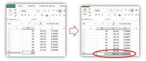 ¿Cómo usar el controlador de relleno de la hoja de Excel?, Controlador de relleno de la hoja excel2 300x126