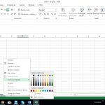 ¿Cómo dar formatos a etiquetas de una hoja de cálculo en Excel?, Cambiar color a un grupo de etiquetas 150x150