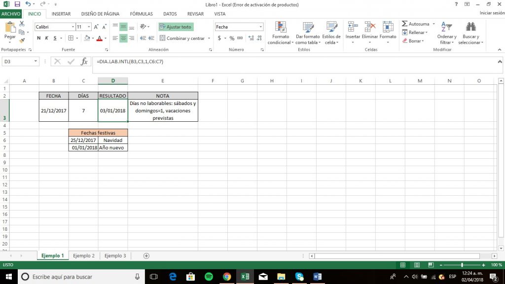 ¿cómo Usar Y Calcular La Función Fechas En Excel Acerca De Las