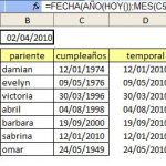 ¿Cómo calcular el enésimo día del año en Excel?, FechaAñoHoyenExcel 150x150