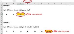 ¿Cómo aplicar la función Mínimo Común Múltiplo (M.C.M) en Excel?, Diego Paz0 300x141