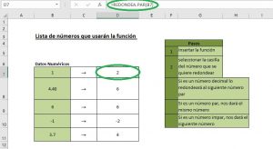 ¿Cómo utilizar la función Redondea.par en Excel?, Redondear.Par 300x164 ¿Cómo utilizar la función Redondea.par en Excel?, Redondear.Par 300x164