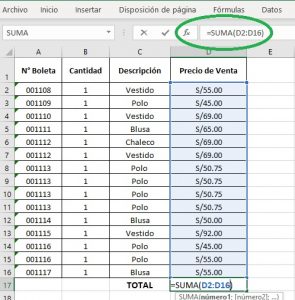 ¿Cuántas formas de SUMAR existe en Excel?, FUNCIÓNSUMA 295x300