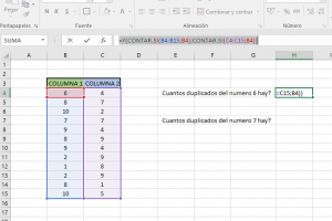 Encontrar duplicados en 2 columnas, 2 6 300x200
